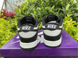 Authentic Nike SB Dunk Low White/Black GS