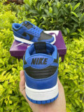 Authentic Nike SB Dunk Low White/Blue/Black