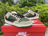 Authentic Nike SB Dunk Low Beige/Army Green GS