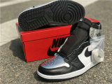 Authentic Air Jordan 1 High OG WMNS “Silver Toe”