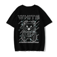 OFF-WHITE short round collar T-shirt M-XXL (34)