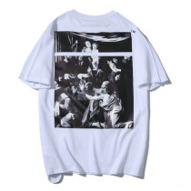 OFF-WHITE short round collar T-shirt M-XXL (101)