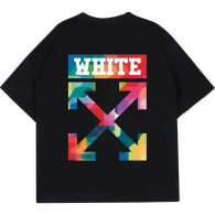 OFF-WHITE short round collar T-shirt S-XXL (75)
