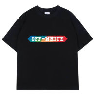 OFF-WHITE short round collar T-shirt S-XXL (68)