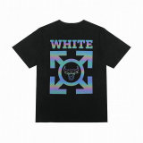 OFF-WHITE short round collar T-shirt S-XXL (58)