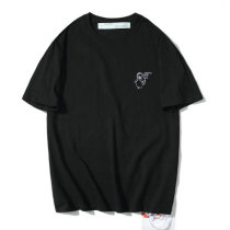 OFF-WHITE short round collar T-shirt M-XXL (97)