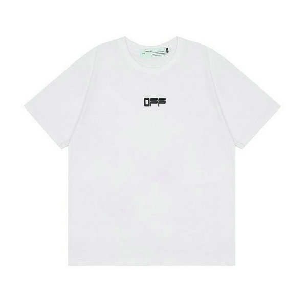 OFF-WHITE short round collar T-shirt M-XXL (52)