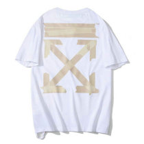 OFF-WHITE short round collar T-shirt M-XXL (120)