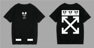 OFF-WHITE short round collar T-shirt S-XXL (10)