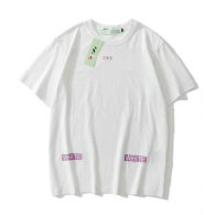OFF-WHITE short round collar T-shirt M-XXL (59)