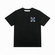 OFF-WHITE short round collar T-shirt S-XXL (49)