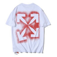 OFF-WHITE short round collar T-shirt M-XXL (86)