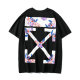 OFF-WHITE short round collar T-shirt M-XXL (39)