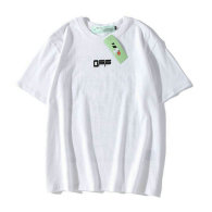 OFF-WHITE short round collar T-shirt M-XXL (46)