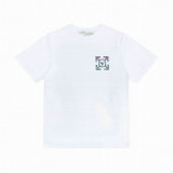 OFF-WHITE short round collar T-shirt S-XXL (40)