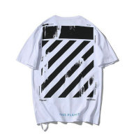 OFF-WHITE short round collar T-shirt M-XXL (105)