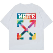 OFF-WHITE short round collar T-shirt S-XXL (72)