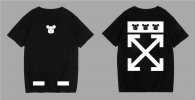 OFF-WHITE short round collar T-shirt S-XXL (46)