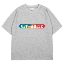 OFF-WHITE short round collar T-shirt S-XXL (69)