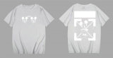 OFF-WHITE short round collar T-shirt S-XXL (35)
