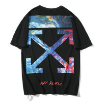 OFF-WHITE short round collar T-shirt M-XXL (107)