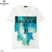 Balmain short round collar T-shirt S-XXL (9)
