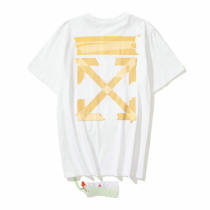 OFF-WHITE short round collar T-shirt M-XL (28)