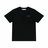 OFF-WHITE short round collar T-shirt S-XL (40)