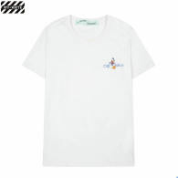 OFF-WHITE short round collar T-shirt S-XL (94)