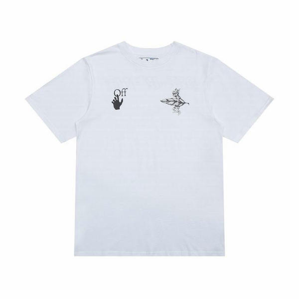 OFF-WHITE short round collar T-shirt S-XL (26)