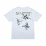 OFF-WHITE short round collar T-shirt S-XL (15)