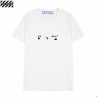 OFF-WHITE short round collar T-shirt S-XL (84)