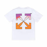 OFF-WHITE short round collar T-shirt S-XL (34)