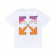 OFF-WHITE short round collar T-shirt S-XL (34)