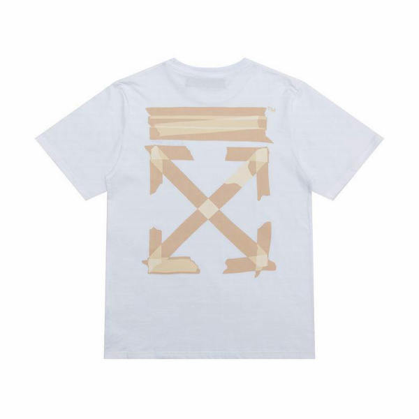 OFF-WHITE short round collar T-shirt S-XL (19)
