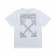 OFF-WHITE short round collar T-shirt S-XL (44)