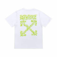 OFF-WHITE short round collar T-shirt S-XL (41)