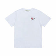 OFF-WHITE short round collar T-shirt S-XL (24)