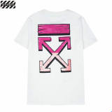 OFF-WHITE short round collar T-shirt S-XL (86)