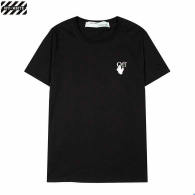 OFF-WHITE short round collar T-shirt S-XL (92)