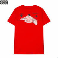 OFF-WHITE short round collar T-shirt S-XL (99)