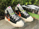 Authentic READYMADE x Nike Blazer Mid Black/Vast Grey-Volt-Total OrangeGS