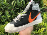 Authentic READYMADE x Nike Blazer Mid Black/Vast Grey-Volt-Total Orange