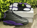 Authentic Air Jordan 13 Black/Purple