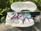 Authentic Off-White x Nike Dunk Low “21/50”  Beige Grey