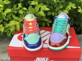 Authentic Nike SB Dunk Low Silver/Red/Green/White (women)