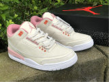 Authentic Air Jordan 3 Pink Gris/Rose