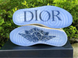 Authentic Dior x Air Jordan 1 White/God