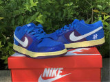 Authentic UNDEFEATED x Nike Dunk Low Blue/Purple