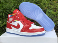 Authentic Air Jordan 1 GS Mid Red/White